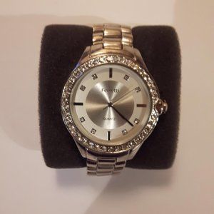 💥$17💥 Alberta Ferretti Watch with Crystals Accent